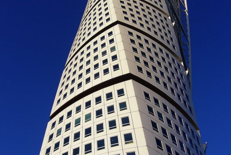 Turning Torso, Malmö, fot. Knuckles (Wikimedia, CC BY 2.5) Turning Torso, Malmö, fot. Knuckles (Wikimedia, CC BY 2.5)