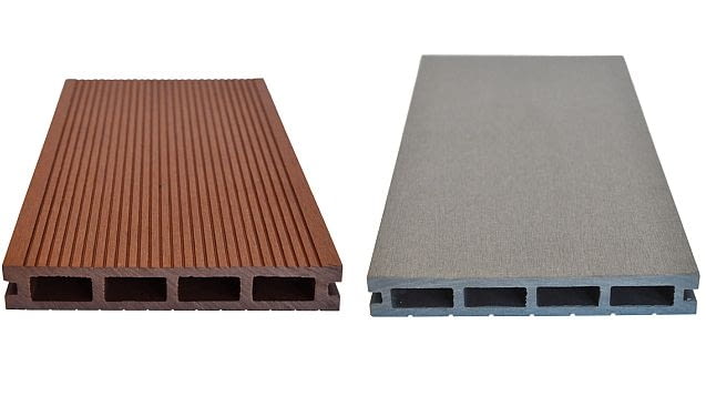 Deska kompozytowa iDeck jest dostępna w kolorystyce szary i brązowy, dwóch wymiarach i profilach Deska kompozytowa iDeck jest dostępna w kolorystyce szary i brązowy, dwóch wymiarach i profilach