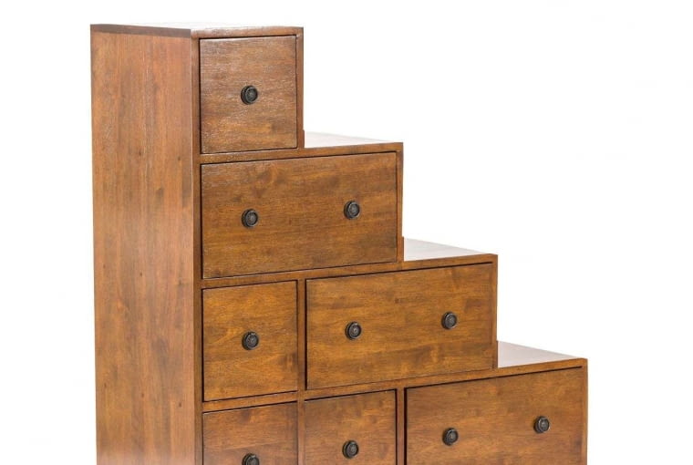 Regał Zen, drewno, 88 x 35 cm, wys. 88 cm, 2240 zł