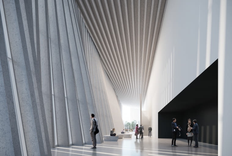 Nowa sala koncerowa w Płocku. Proj. plus3-architekci