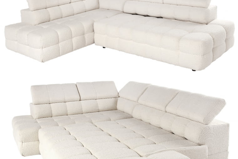 Adie, tkanina, 283 x 212cm, 79-101cm, 11 590 zł, miloohome.pl sofa