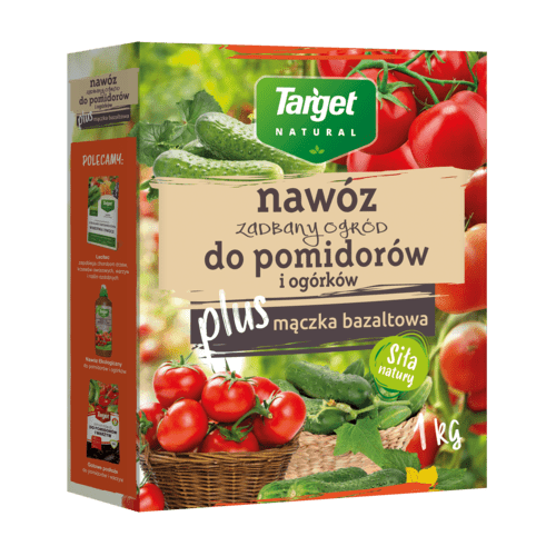 Nawóz Zadbany Ogród do pomidorów i ogórków plus mączka bazaltowa Nawóz Zadbany Ogród do pomidorów i ogórków plus mączka bazaltowa