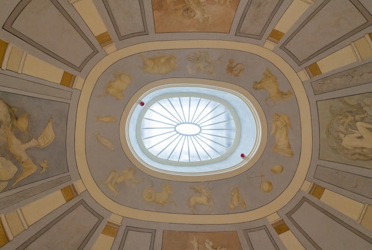 Wnętrza pałacu w Bukowcu po rewitalizacji Wnętrza pałacu w Bukowcu po rewitalizacji