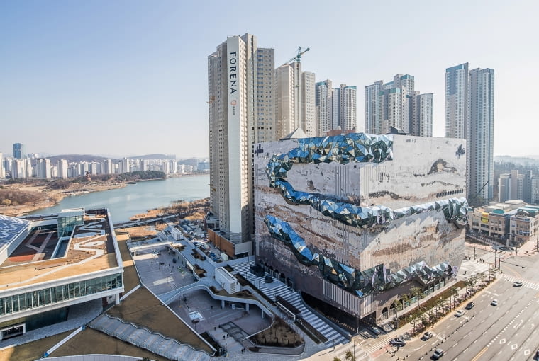 Galeria handlowa w Gwanggyo. Proj. OMA Galeria handlowa w Gwanggyo. Proj. OMA