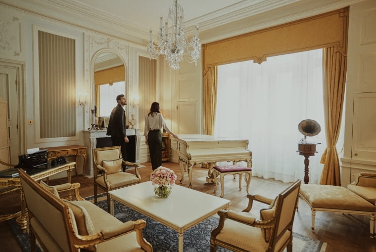 Apartament Paderewski w hotelu Bristol obecnie Apartament Paderewski w hotelu Bristol obecnie