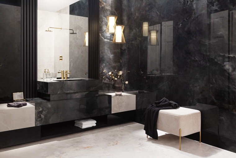 ARAN Aquamarine Black Grey