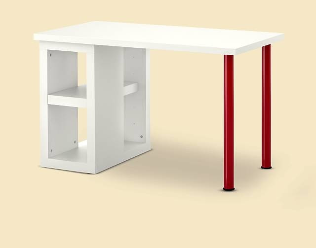 STOŁY I STOLIKI. Vika Amon/ Vika Annefors, płyta pilśniowa, 60 x 120 cm, 224,99 zł, IKEA IKEA WHITE no 5 Pigm lacq 25 IKEA PS RED Pigm lacq 80