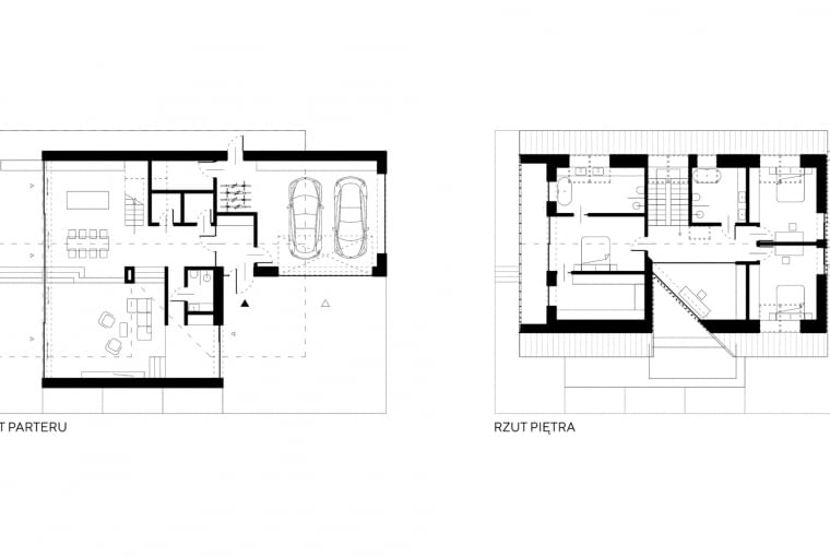 Chata Podcieniowa - rzut.