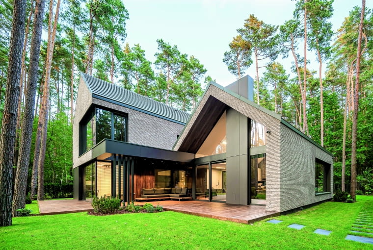 Dom inspirowany lasem Dom inspirowany lasem