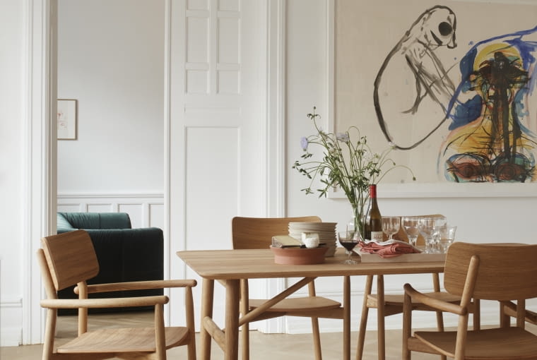 Skagerak Jak dopasować krzesła do stołu w jadalni?