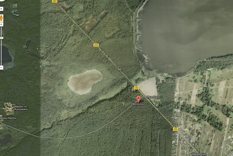 Bieniszew, mapa