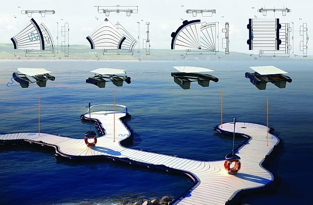 "Marinna" - projekt przystani autorstwa Dominiki Drezner Red Dot, Marrina, Dominika Drezner, polskie red doty