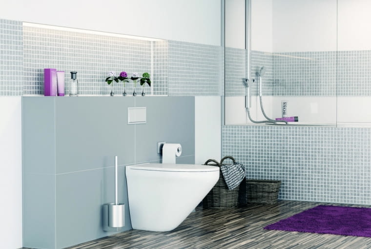 Aranżacja łazienki z wykorzystaniem WC Set Botament Aranżacja łazienki z wykorzystaniem WC Set Botament