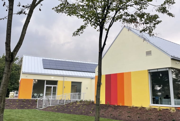 Świetlica Terapeutyczna w Lewinie Brzeskim. Proj. Weronika Muras W² STUDIO PRACOWNIA ARCHITEKTURY Świetlica Terapeutyczna w Lewinie Brzeskim. Proj. Weronika Muras W² STUDIO PRACOWNIA ARCHITEKTURY