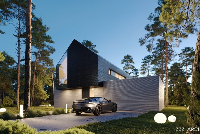 Wstęga Między Sosnami. Proj. Z3Z ARCHITEKCI