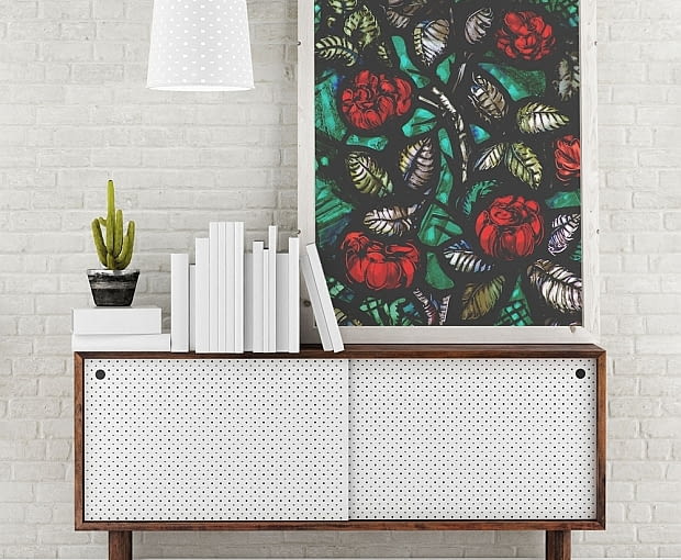 fotorapeta, witraż, sakralne motywy, design