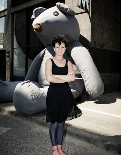 "Przytulanka" - proj. Iza Rutkowska z Fundacji Form i Kształtów Przytulanka, miś w Warszawie