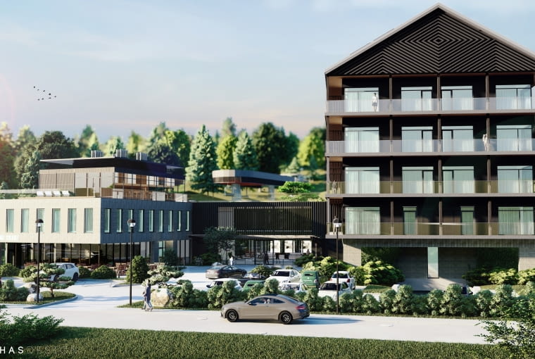 Nowy kompleks hotelowo-konferencyjno-rekreacyjny w Brennej. Proj. Archas Design Nowy kompleks hotelowo-konferencyjno-rekreacyjny w Brennej. Proj. Archas Design
