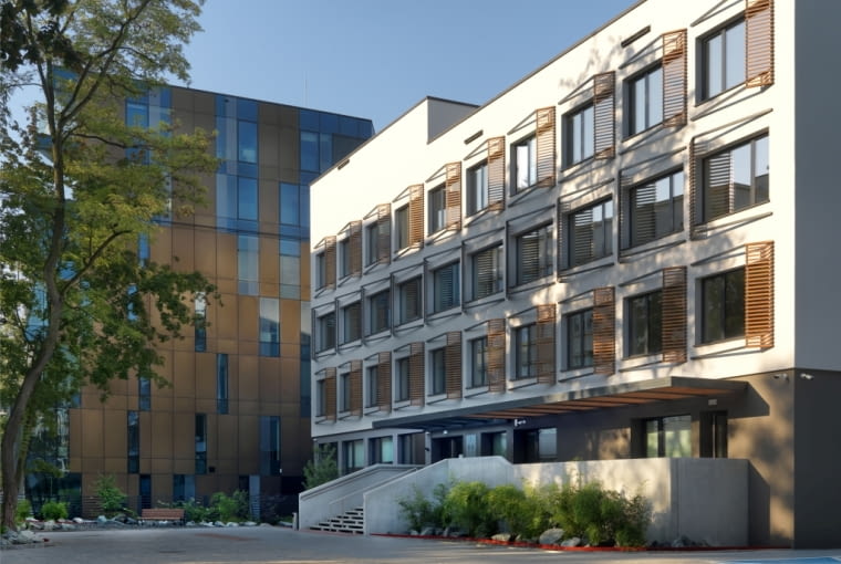 Budynek przy ul. Oleandry 2a w Krakowie po modernizacji Budynek przy ul. Oleandry 2a w Krakowie po modernizacji