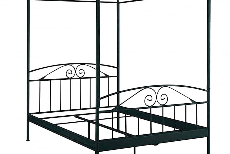BIBI, ze stelażem na baldachim, metal, 140 x 200 cm, 879 zł, bonami.pl BIBI, ze stelażem na baldachim, metal, 140 x 200 cm, 879 zł, bonami.pl