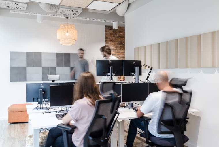 Less Waste Office w Gdyni. Proj. Workplace