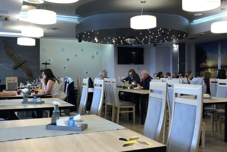 Restauracja Albatros w Augustowie - wnętrza