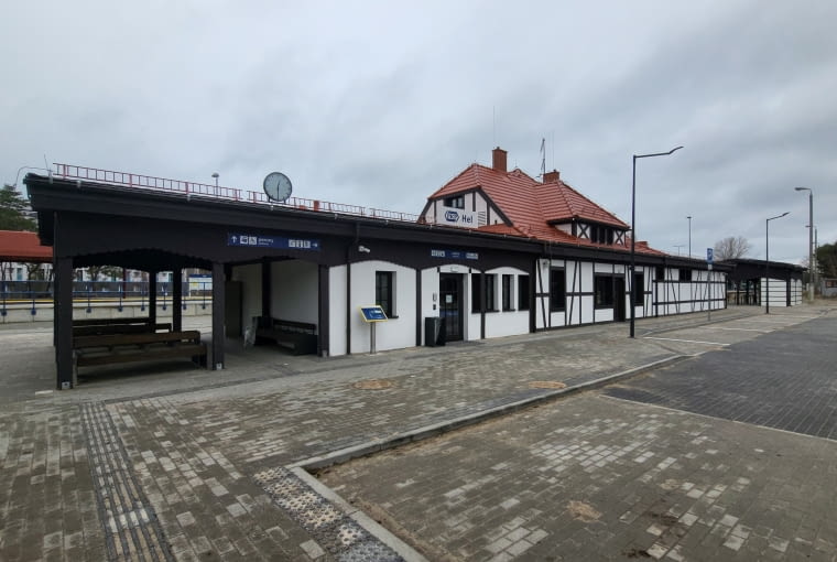 Dworzec Hel po przebudowie