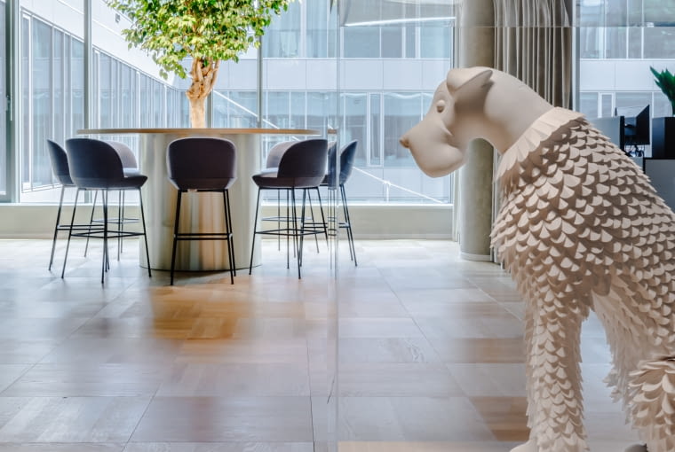 Warszawskie biuro banku SEB. Proj. Colliers Define