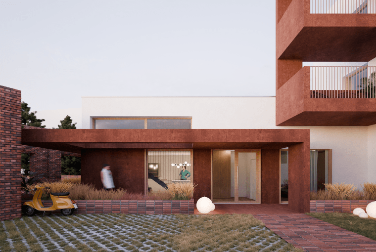 Przebudowa kamienicy w Katowicach Polesiu. Proj. GIGAarchitekci Przebudowa kamienicy w Katowicach Polesiu. Proj. GIGAarchitekci