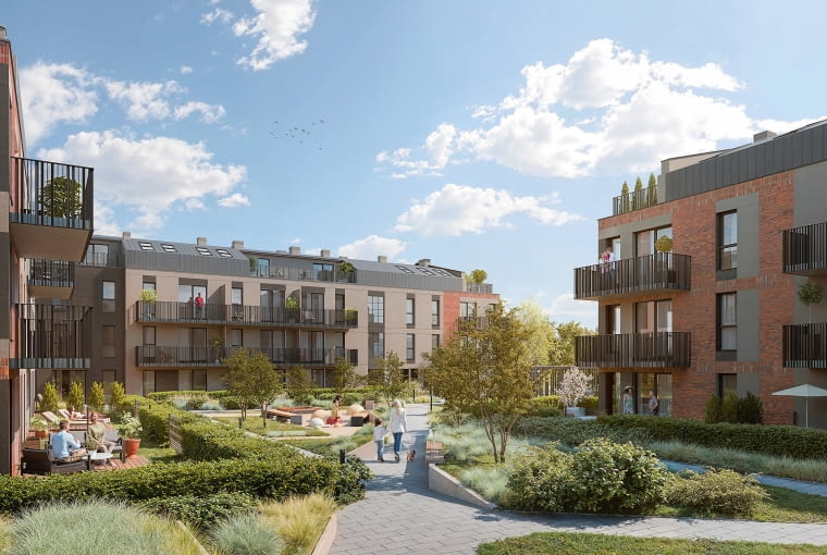 Cukrownia w Pruszczu Gdańskim. Etap 1 - dziedziniec Cukrownia w Pruszczu Gdańskim. Etap 1 - dziedziniec