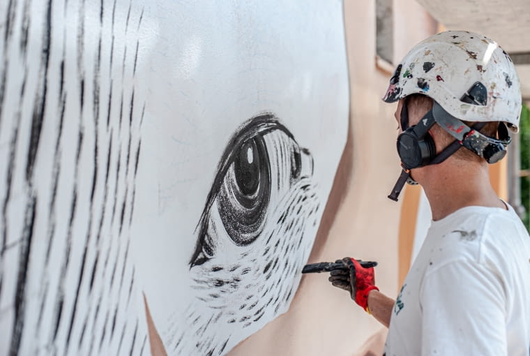 Nowy mural Chopina na Tamce od Good Looking Studio