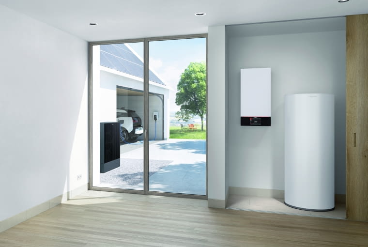 Nadwyżka prądu generowana przez fotowoltaikę może być bezpośrednio wykorzystywana przez pompę ciepła do ogrzewania lub chłodzenia. Taka współpraca pozwala także zmniejszyć pobór prądu z sieci