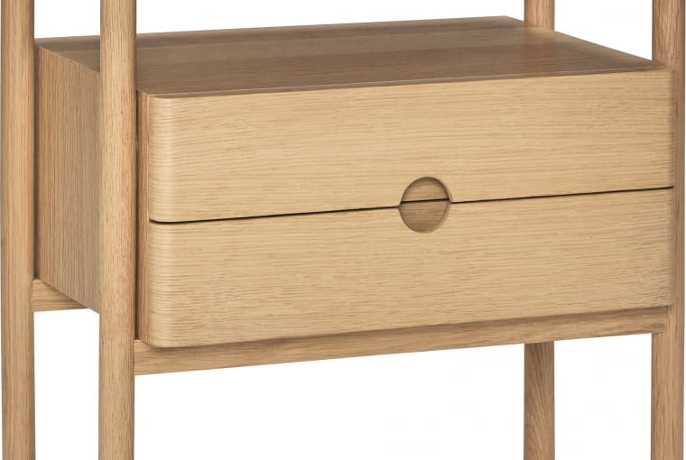 szafka nocna Appeal (Hübsch), dekor dębu, 45 x 30 cm, 1509 zł, bonami.pl