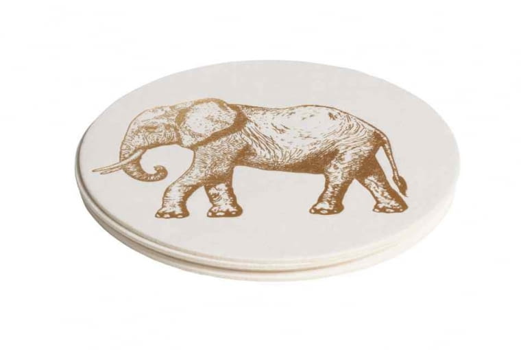H&M Home: podkładki pod szklanki (średnica 10 cm). Cena: 9,90 zł za 4 szt. H&M Home, zakupy, akcesoria, dodatki, nowości, nowa kolekcja