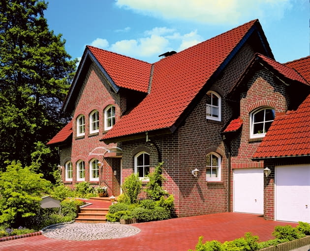 Elewacja z cegły klinkierowje ściany trójwarstwowe, budowa domu, ściany, cegła klinkierowa, elewacje domów