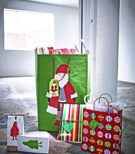 Torba na prezent SNÖMYS (12 szt.) - 7,99 zł ikea, święta, dekoracje na świeta, gwiazdka, ikei, dodatki z ikei