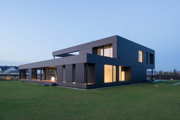 Dom w Gliwicach. Proj. Medusa Group