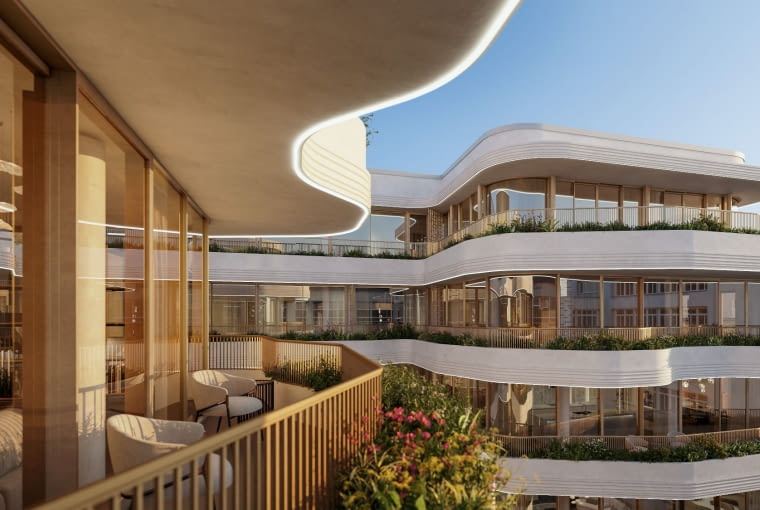 Żurawia 8. Projekt przebudowy -  MVSA Architects