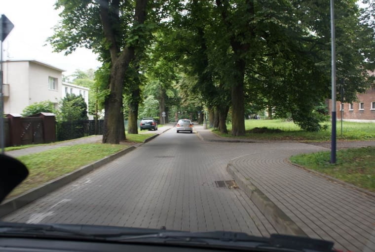 Osiedle mieszkaniowe w Krakowie.