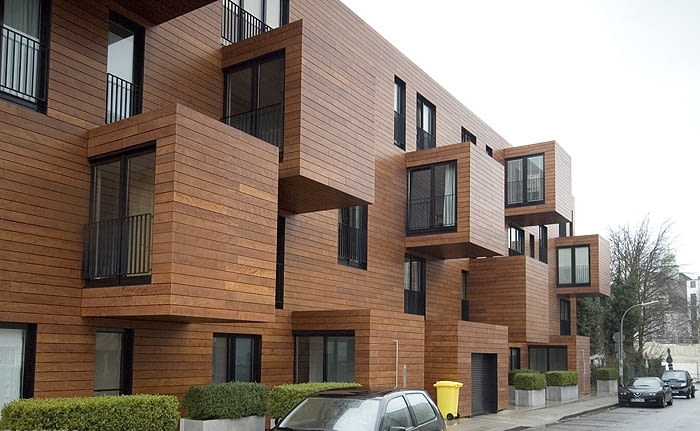 Blauraum- modernizacja biurowca na potrzeby funkcji mieszkaniowej hamburg, blauraum, modernizacja