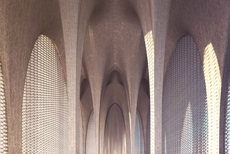 Dom Abrahama w Abu Zabi - meczet. Proj. Adjaye Associates Dom Abrahama w Abu Zabi - meczet. Proj. Adjaye Associates