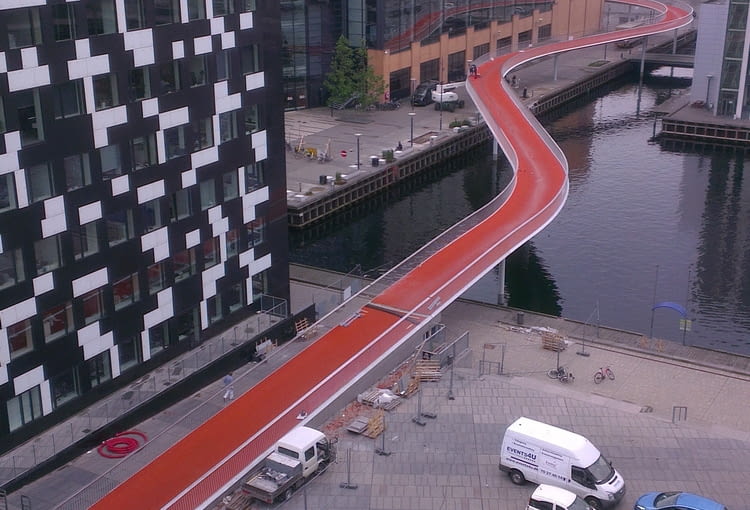 Rowerowy most w Kopenhadze