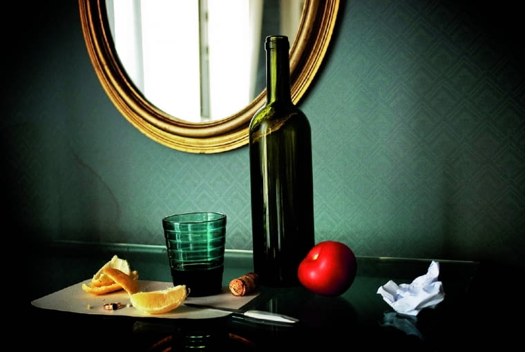 Martwa natura z listem