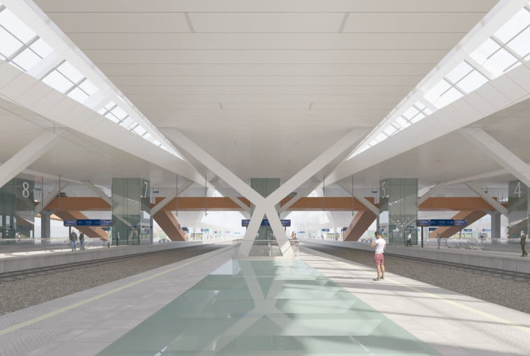 Modernizacja stacji Warszawa Zachodnia. Proj. DWAA Architekci Modernizacja stacji Warszawa Zachodnia. Proj. DWAA Architekci