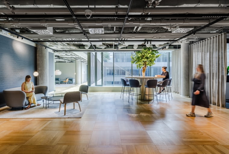 Warszawskie biuro banku SEB. Proj. Colliers Define