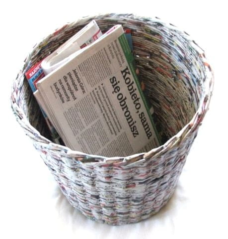 Gazeciaki pojemniki, kosze, design