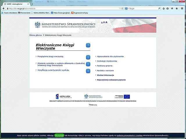Tak wygląda strona z elektronicznej księgi wieczystej. W razie jakichkolwiek różnic w zapisach w księdze, a wypisem z rejestru gruntów warto poprosić o pomoc prawnika lub doświadczonego pośrednika, który sprawdzi niezgodności i wyda opinię na temat stanu prawnego nieruchomości stary dom
