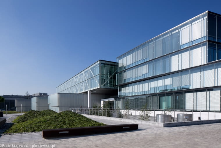 Biurowiec Comarch SSE6. Projekt: Architecture Studio Jose Casquet we współpracy z Buro Happold.