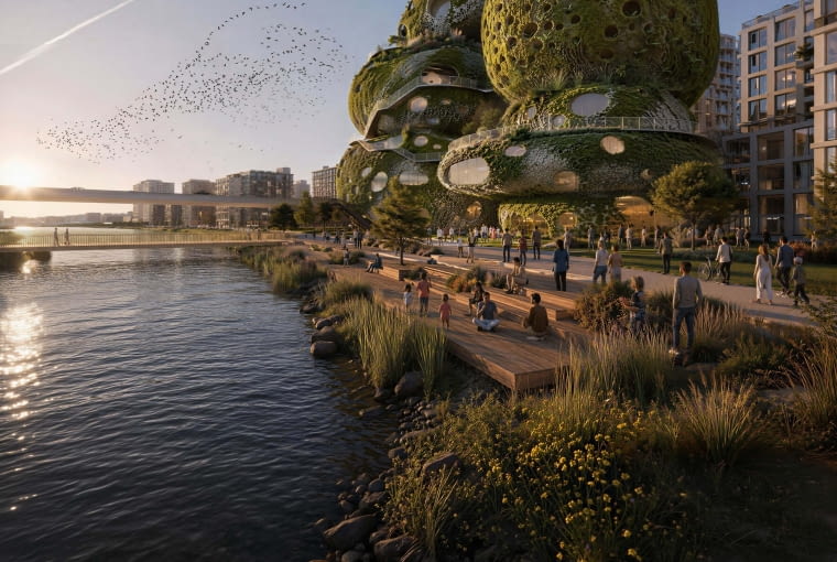 Shift Embassy w Rotterdamie. Proj. MVRDV