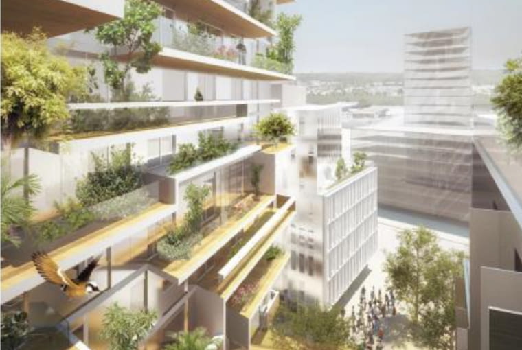 Hyperion w Bordeaux. Proj. Jean Paul Viguier Hyperion w Bordeaux. Proj. Jean Paul Viguier